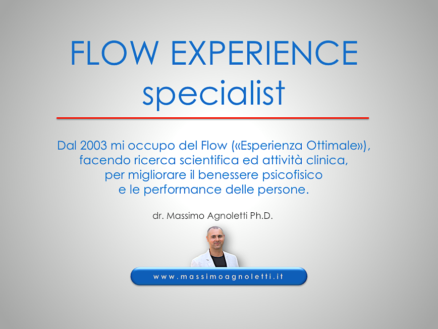 img FLOW EXPERIENCE SPECIALIST dal 2003